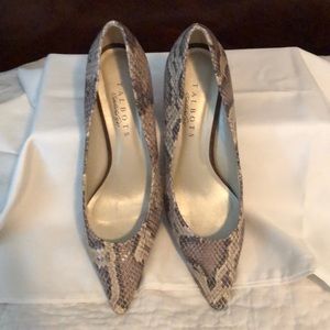 Talbots snakeskin heels size 8